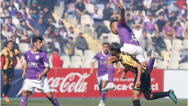 Deportes Concepción tiñó de lila la Región del Biobío tras ganarle el clásico a Fernández Vial