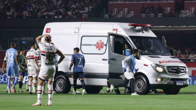 Empeoró el estado de salud del jugador de Nacional que se desplomó en Copa Libertadores