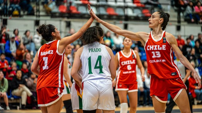 Chile suma nuevo triunfo y espera por el vigente campeón del Sudamericano de Básquetbol Adulto Femenino