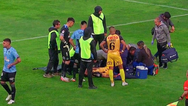 Dramático momento: Jugador de Coquimbo sufrió una terrible lesión ante O'Higgins