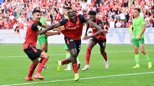 El Leverkusen venció en la agonía al Wolfsburgo en un partidazo por la Bundesliga