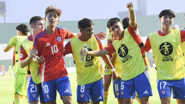 La Roja venció a Perú y clasificó invicto en el Sudamericano sub 15