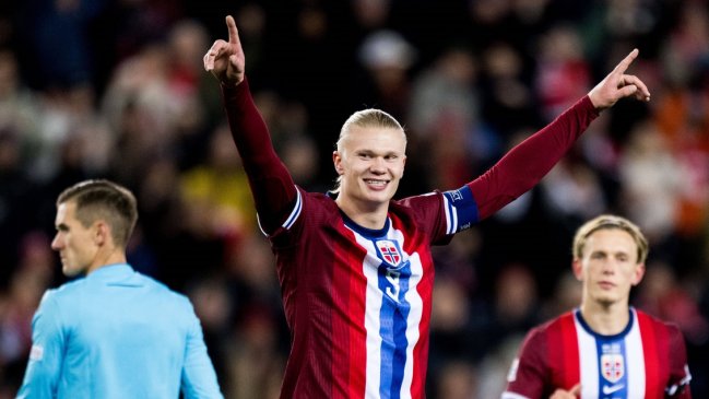 Erling Haaland se inscribió con letras doradas en la historia de la Selección de Noruega