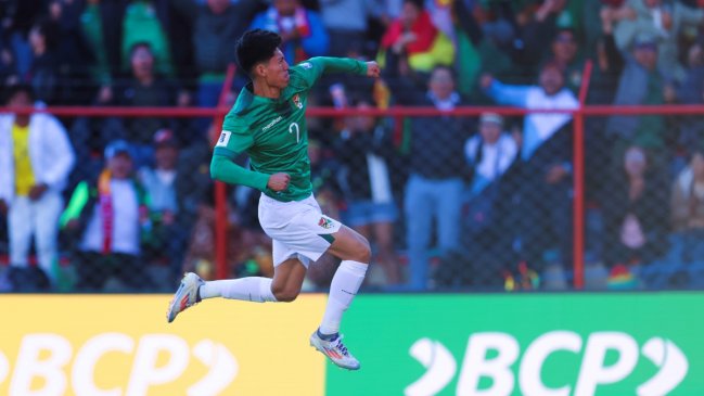 Bolivia venció a Colombia y le sacó 7 puntos de ventaja a Chile en las Clasificatorias