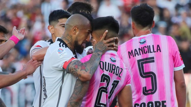 Arturo Vidal perdió el control tras ser expulsado en el Colo Colo vs Magallanes