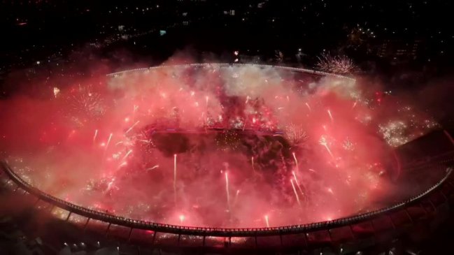 La impresionante fiesta pirotécnica de River Plate vs Atlético Mineiro por Copa Libertadores