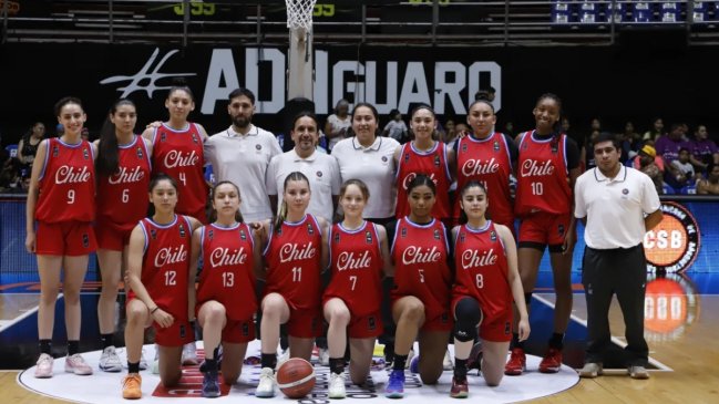 Chile obtuvo el quinto lugar en el Sudamericano de Básquetbol Femenino U15