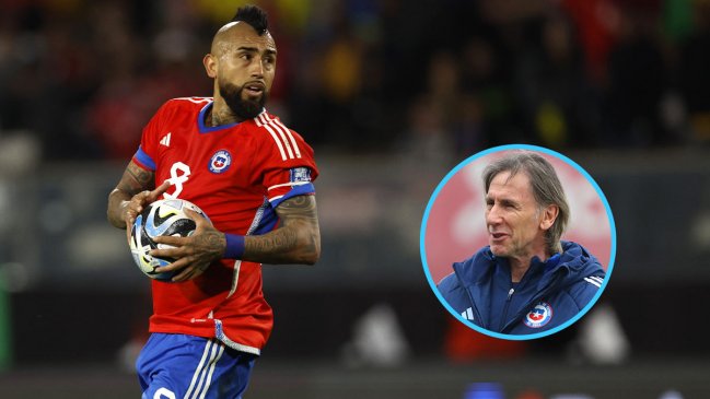 Arturo Vidal lima asperezas con Ricardo Gareca en su regreso a La Roja