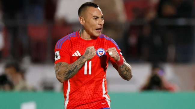 Eduardo Vargas celebró por partida doble tras victoria de La Roja