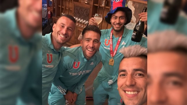 La celebración de la U tras conquistar la Copa Chile