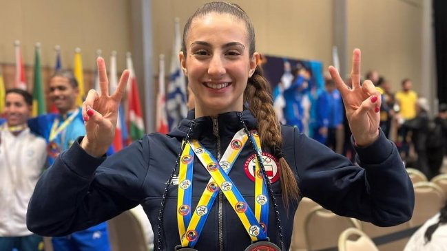 A punto de tocar el cielo: Valentina Toro subió al segundo lugar del Ranking Mundial de Kárate