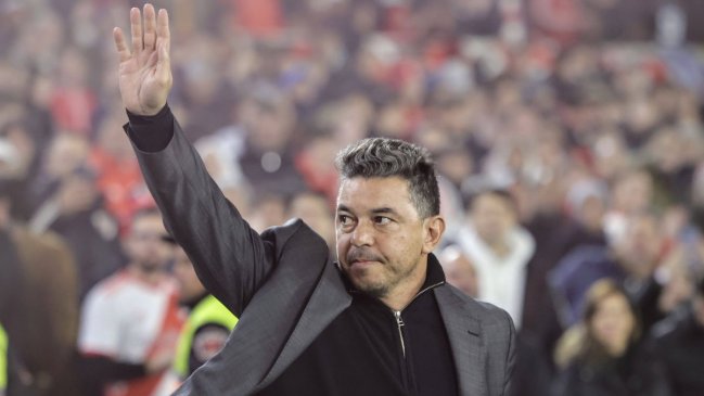 Marcelo Gallardo lloró a mares en plena cancha de River tras la muerte de su padre