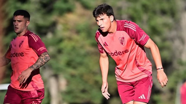 Gonzalo Tapia deja gratas impresiones en sus primeros entrenamiento con River