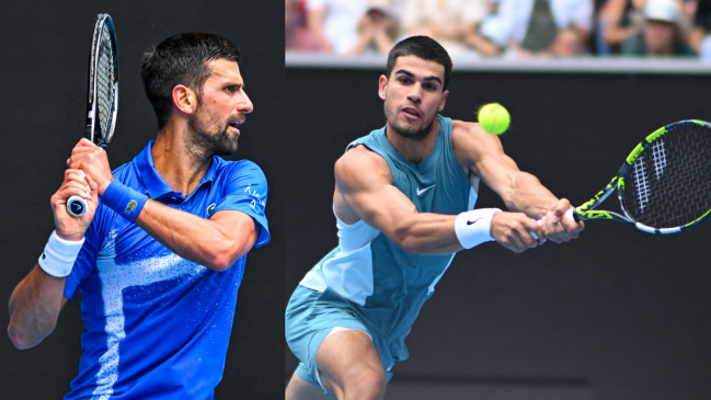 Djokovic y Alcaraz ya comienzan a ver un eventual enfrentamiento en el Australia Open