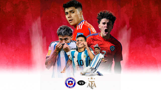 Chile vs Argentina Sub 20 en amistoso En VIVO: Horario y dónde ver el partido