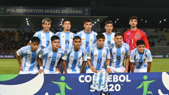 Argentina goleó a Brasil en el Sudamericano Sub 20