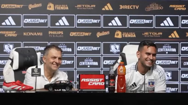 Sebastián Vegas desbordó emociones en su presentación con Colo Colo: "Hicimos todo con mi familia..."