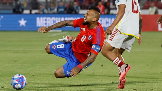 Arturo Vidal es duda para el amistoso de Chile vs Panamá