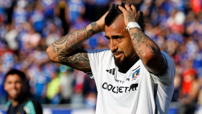 ¡No lo podía creer! Así reaccionó Arturo Vidal al gol que le costó la derrota a Colo Colo ante Wanderers