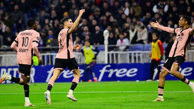 Olympique de Lyon 2-3 Paris Saint-Germain por la Ligue 1 2024-2025: resumen, goles, resultado y estadísticas