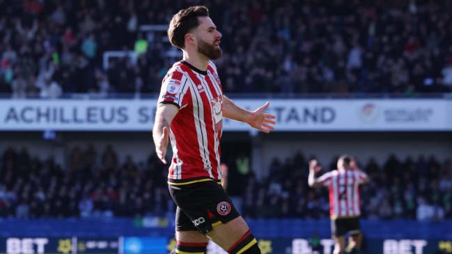 Sigue en racha: Ben Brereton anotó un golazo en la Championship