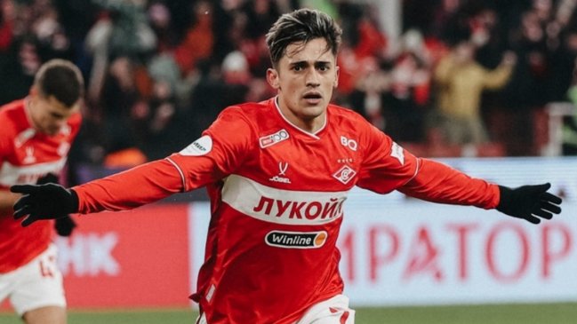 Debut goleador: Pablo Solari anotó en el triunfo de Spartak Moscú vs Orenburg de Jordhy Thompson