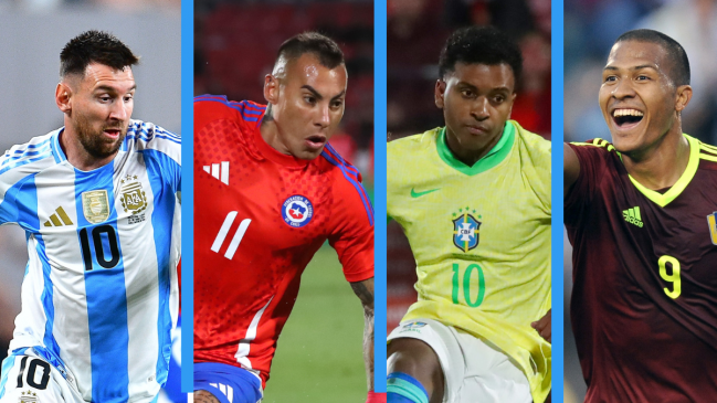 La tabla de goleadores de las Clasificatorias Sudamericanas al Mundial 2026