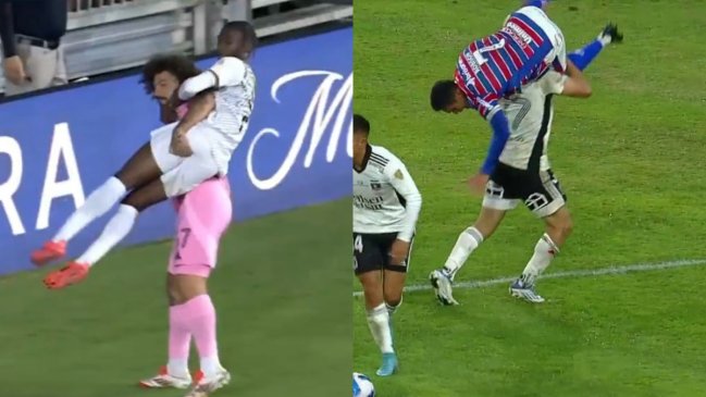 Tal como en Colo Colo: Maximiliano Falcón se lució con una acción de lucha libre en Inter Miami