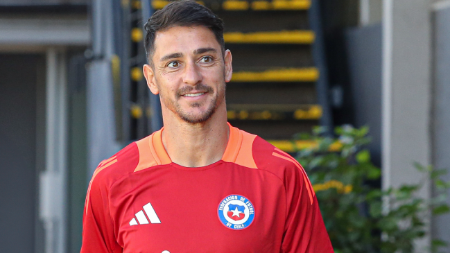 Feliz y complacido: Fernando Zampedri tuvo su primer entrenamiento junto a la selección chilena