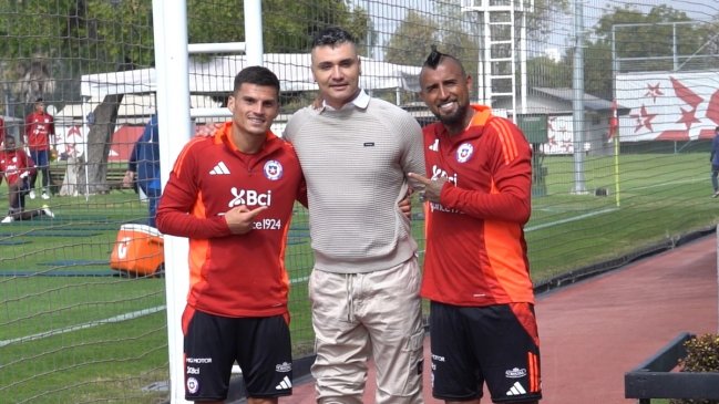 Emocionante momento en la Selección Chilena: Cristóbal Campos visitó Juan Pinto Durán