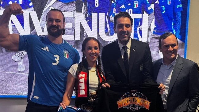 ¡Notable Crossover! Estrellas de WWE compartieron con Gianluigi Buffon en su visita a Italia