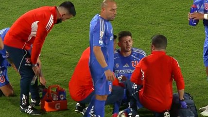 ¡Lo lloran en la U. de Chile! Lucas Di Yorio salió lesionado en el duelo ante Deportes La Serena