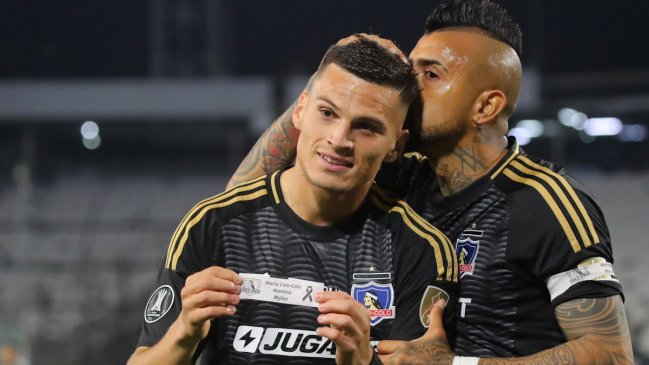 ¡Sello de fábrica! El golazo de Lucas Cepeda que puso en ventaja a Colo Colo sobre Racing