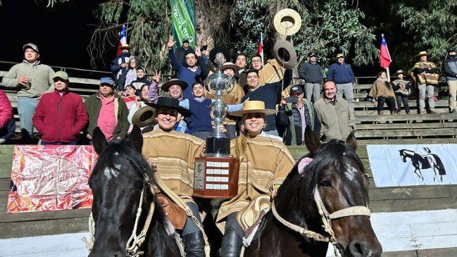 Camila Espinoza y Catalina Olguín conquistaron el XIII Campeonato Nacional de Rodeo Femenino
