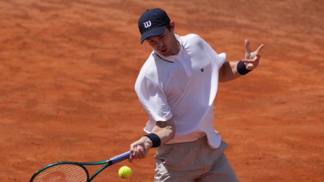 Nicolás Jarry cayó ante Francisco Cerundolo y se despidió del Masters de Roma